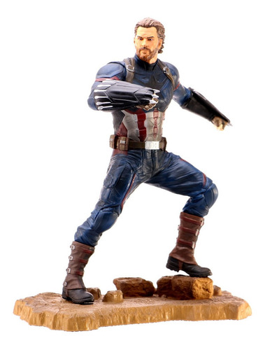 Imagem 2 de 3 de Estatueta Capitão América Avengers Diamond Select
