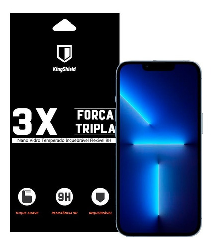 Imagem 1 de 5 de Película iPhone 13 Pro Max Kingshield Vidro - Privacidade