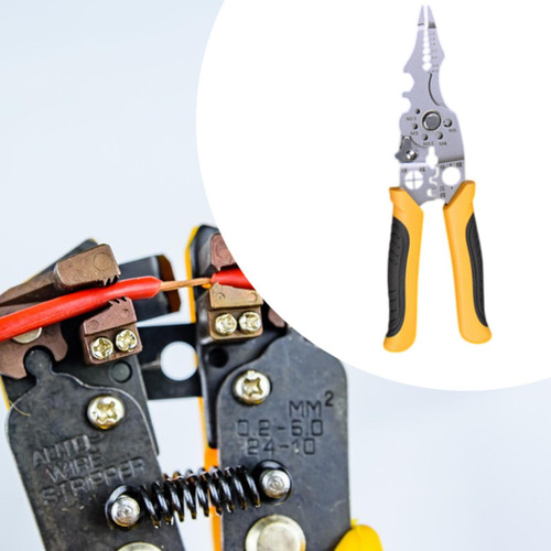 Pelacables Portátil De Acero Con Alto Contenido De Amarillo