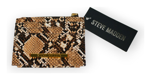 Steve Madden Porta Documentos Snake Marron