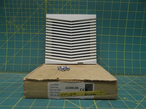 Rittal Outlet Filter Sk3388.006 5-7/8 L X 5-7/8 W Ccz
