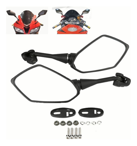 1 Par De Espejos Retrovisores Compatibles Con Honda Cbr600