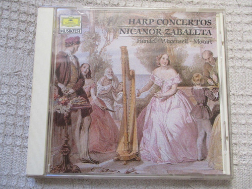 Handel, Wagenseil, Mozart - Harp Concertos. Nicanor Zabaleta