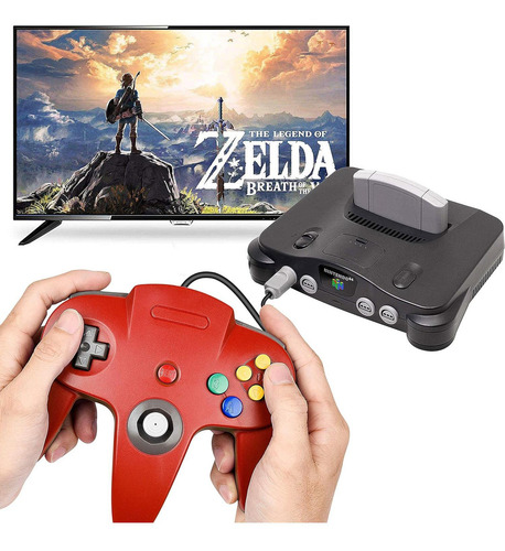 Controlador N64 Saffun 2 Joystick 10 Botones