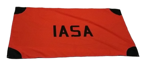 Bandera Iasa 140 X 80cm En Tela Panamá De Excelente Calidad 