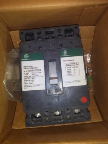 Breaker General Electric 3 X 50 Amp Mod. Ted134050wlb