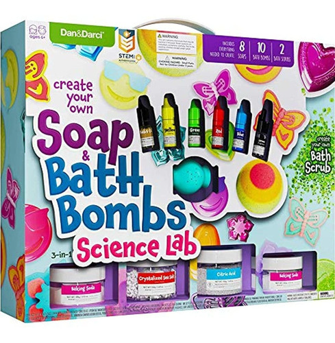 Kit De Fabricación De Bombas De Jabón Y Baño Para Niños - Ki