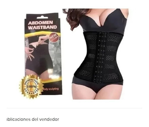 Faja Colombiana Corset Reductora Cintura Modeladora Importad