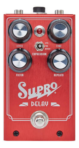 Pedal Supro Delay Analogico Con Bucket Brigade Para Guitarra