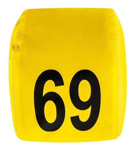 Kit Prismas Numerado Amarelo C/imã Estacionamento 01 A 06