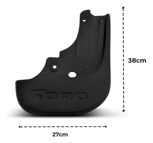 Kit 4 Para-barro Toro 2016 17 18 19 20 21 2022 Personalizado