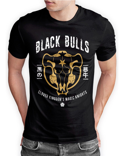 Playera Anime Black Clover  Toros Negros Black Bull Asta