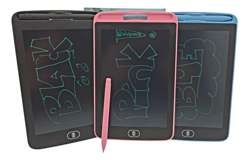 Lcd Pizarron Magico 8.5 Pulgadas Niños Arte Colores Dibujo Mix Colores