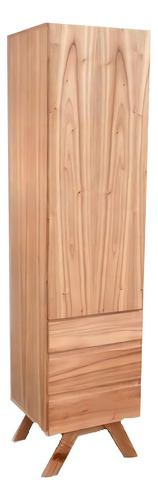 Ropero La Muebleria OnLine Nordico 3C 1P color natural de mdf con puerta batiente