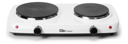 Elite Cuisine Edb-302bf Anafe Electrico Control Doble Color