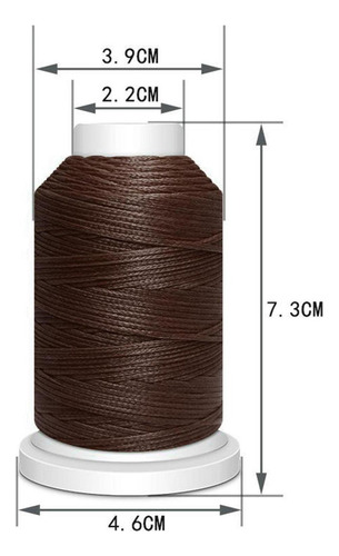 77 Yardas/70 M 1 Mm 210d Hilo De Coser Encerado, Cordones De