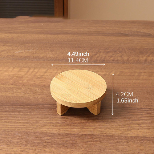 Soporte De Plantador De Madera Soporte De Diámetro 11.4 Cm