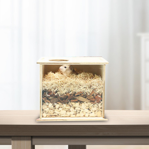 Caja De Baño De Arena Para Hámster, Jaula 16cmx13cmx14cm