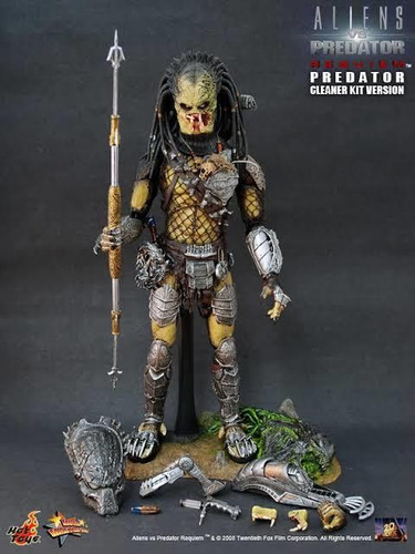 Hot Toys Alien Vs Predator Requiem Predador Wolf Cleaner Kit
