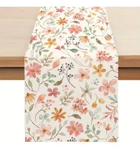 Comprar Mantel Con Flores Silvestres, Camino De Mesa, Camino De Mesa