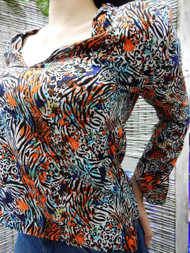 Camisa De Fibrana Fashion