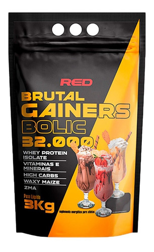 Hipercalórico Brutal Gainers Bolic 32000 3kg -massa Muscular