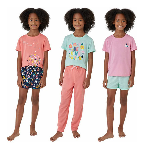 Eddie Bauer Pijama De 6 Piezas Para Niños Y Niñas Original