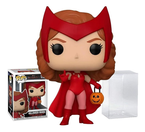 Funko Pop Wanda Halloween Calabaza Wandavision Protector 715