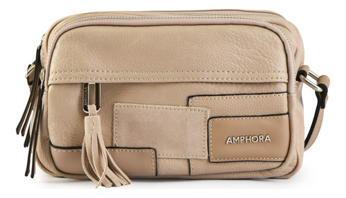 Cartera Bandolera Mediana Birty Taupe