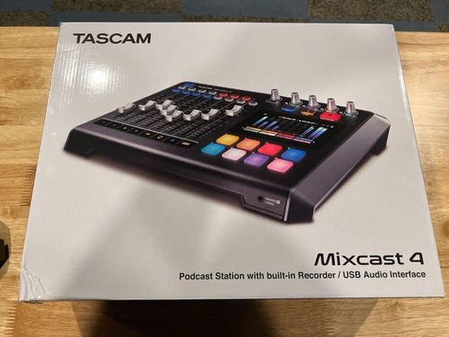 Imagen 1 de 5 de Tascam-mixcast-4-podcast-studio-mixer-station-with Novo