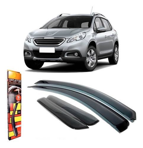 Calha De Chuva Tg Poli Peugeot 2008 2015 A 2018 4 Portas