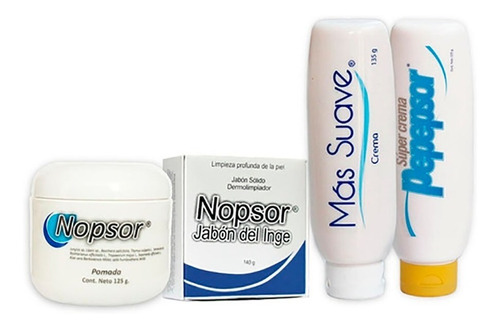 Nopsor Kit Para La Psoriasis Con Jabón De Barra Sin Te