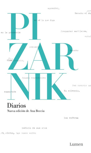 Libro Diarios Por Alejandra Pizarnik 