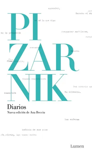 comprar Diarios Pizarnik Alejandra Vol Único Editorial Lumen Tapa Blanda Edición 1 En Español 2022