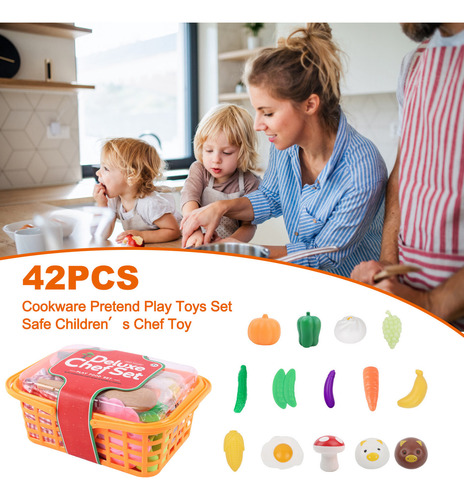 42-piece Mini Kids Cooking House Playset