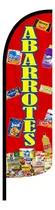 Comprar Bandera Publicitaria Abarrotes Amari. (4x1 Metros) Completa Abarrotes Amarilla