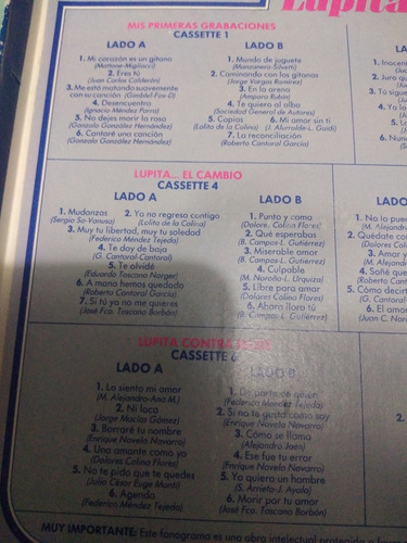 Cassettes Lupita Dalessio Sólo Soy Una Mujer Readers Digest (Usado)