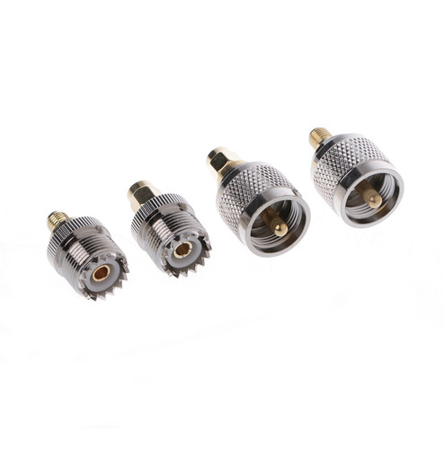 Kit Adaptador De 4 Piezas A13 Pl259 So239 A Sma Macho Hembra