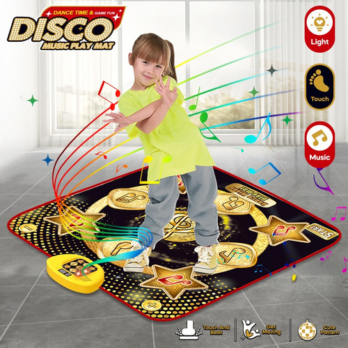 Tapete De Baile Musical Para Niños Con Estampado De Dibujos