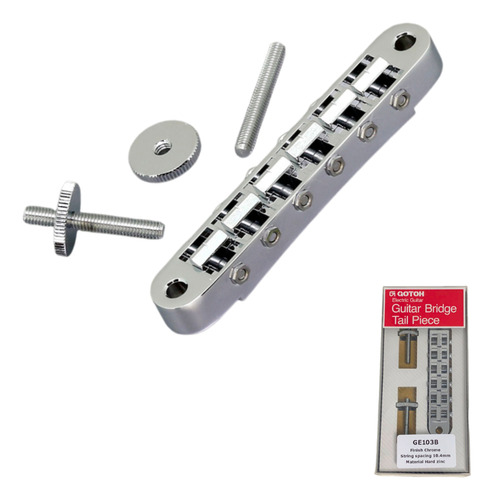Ponte Fixa Gotoh Tune-o-matic Ge103b Chrome Les Paul
