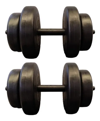 Sady Sport Set Par 2 Mancuernas De 15kg C u 8 Discos Total