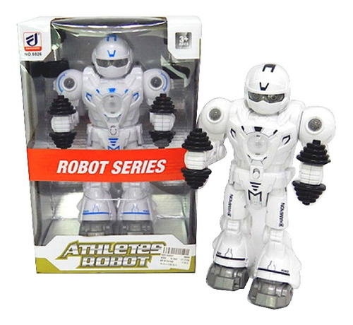 Robot A Pila Mancuernas, Mueve Brazos, Camina * Sheshu Toys