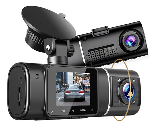 Câmera Dupla Com Sensor G, Loop E Gravação Em Full Hd