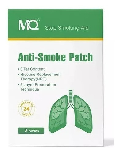 7 Parches De Nicotina Anti Smoke Patch 21mg