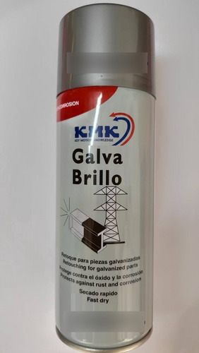 Galvanizado En Frio Brillante 98% Zinc Spray 400ml Galvanox