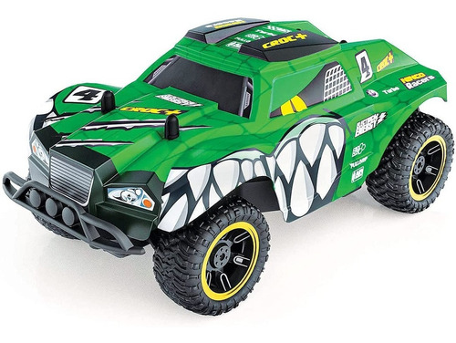 Camioneta A Control Remoto Monster Ninco Racers Croc Verde