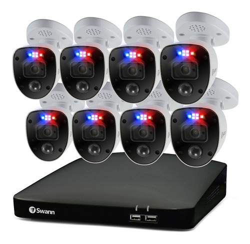 Swann Enforcer Camara Seguridad 4k Para Exterior 8 Dvr