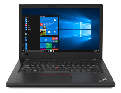 Notebook Lenovo T480 Core I5-8ªth 16gb Ssd 240gb Tela Hd Cor Black