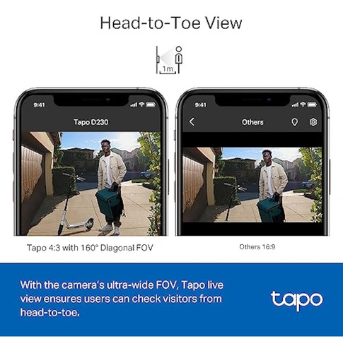 Timbre Inteligente Con Vídeo Tapo Tp-link, Batería