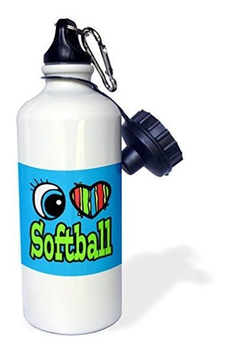 3drose Botella De Agua Para Deportes Con Corazón I Love Brig